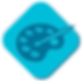 Icon of a paint pallet