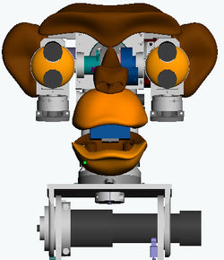 M2 Macaco head front (CAD)