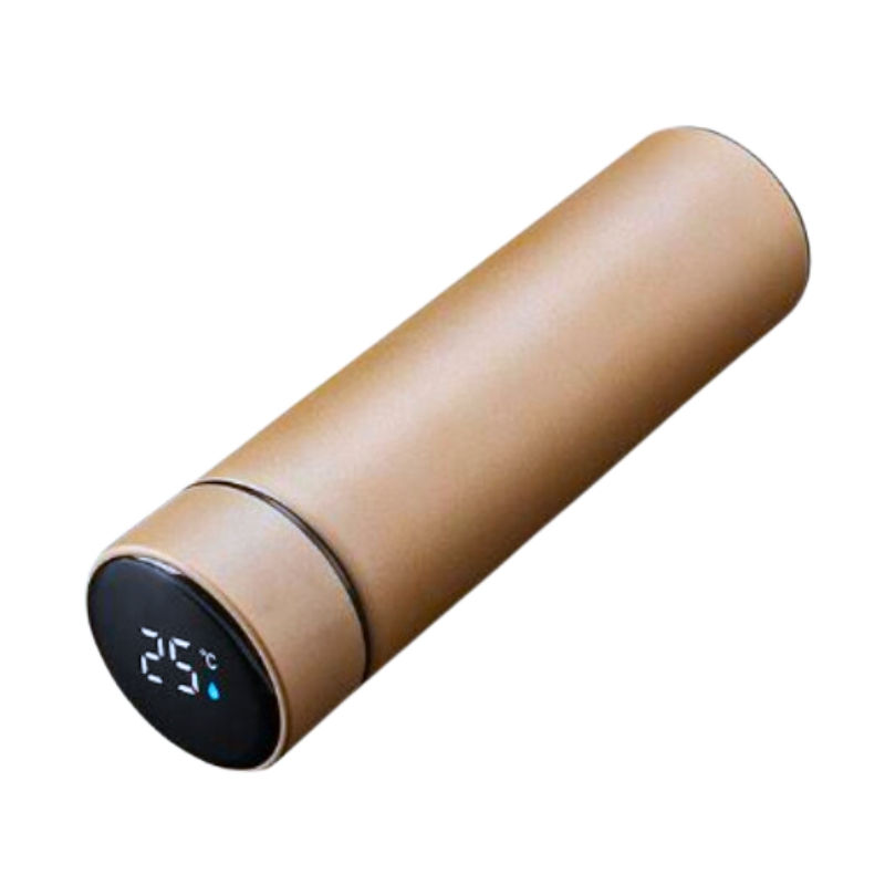 Miniatura: Garrafa térmica Inox com sensor de temperatura digital inteligente em LED.