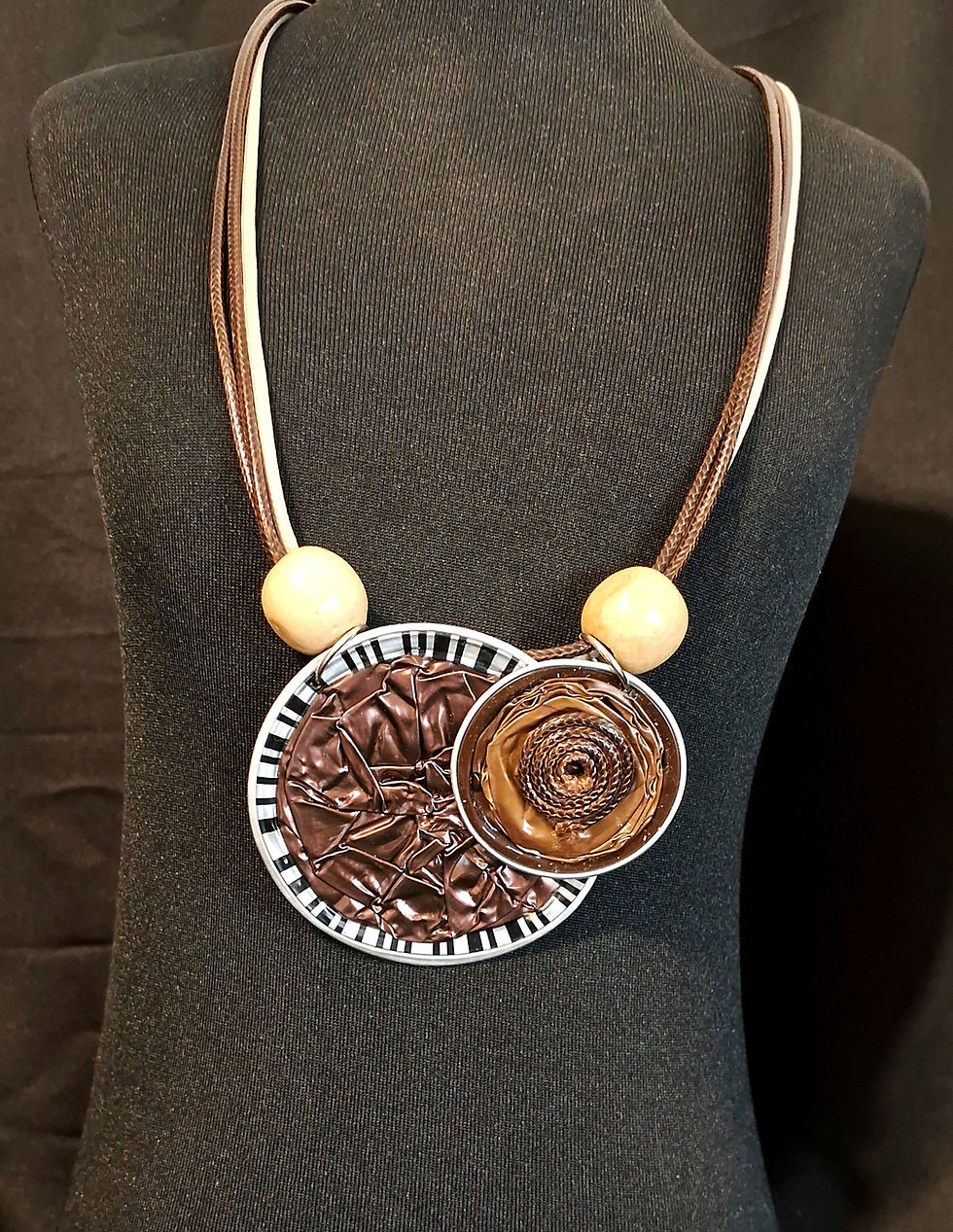 Mandala Marrom Corto e Caracol (CF00311)