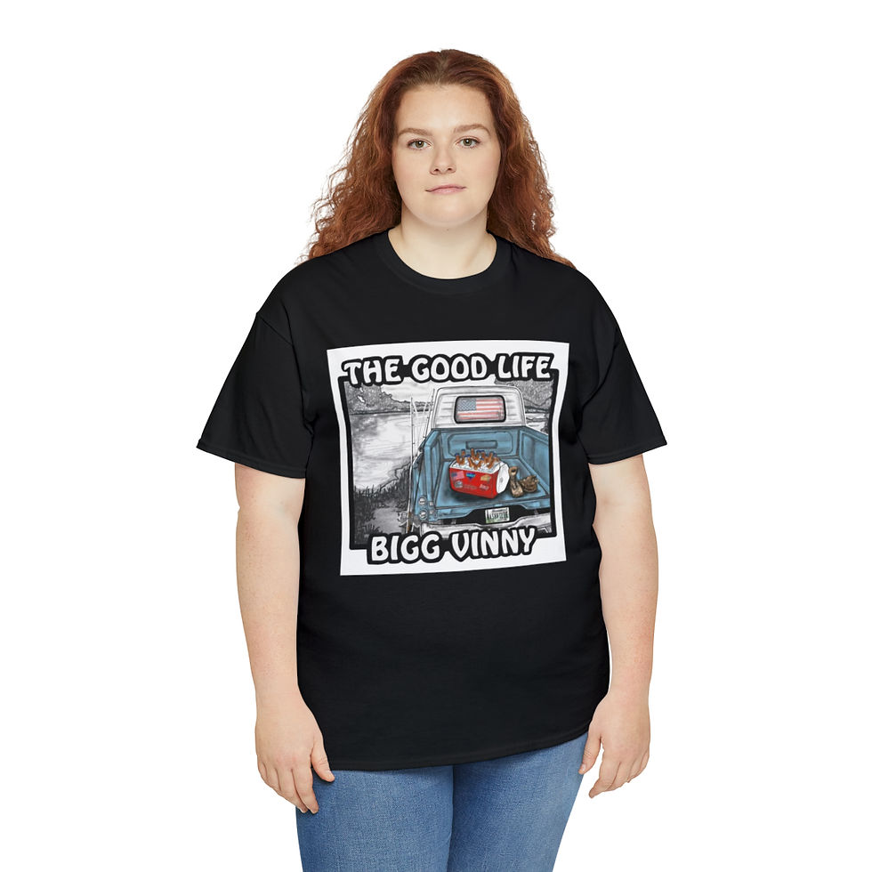 Thumbnail: "The Good Life" Bigg Vinny Official Unisex Heavy Cotton Tee