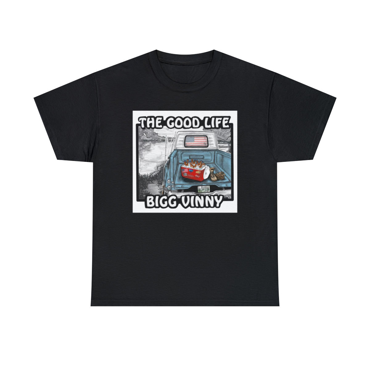 "The Good Life" Bigg Vinny Official Unisex Heavy Cotton Tee