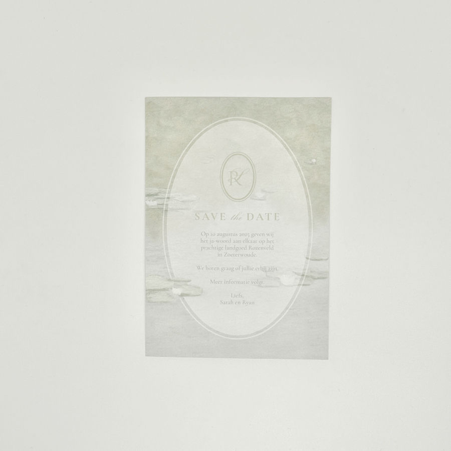 Dromerige-save-the-date-kaart-waterlelies