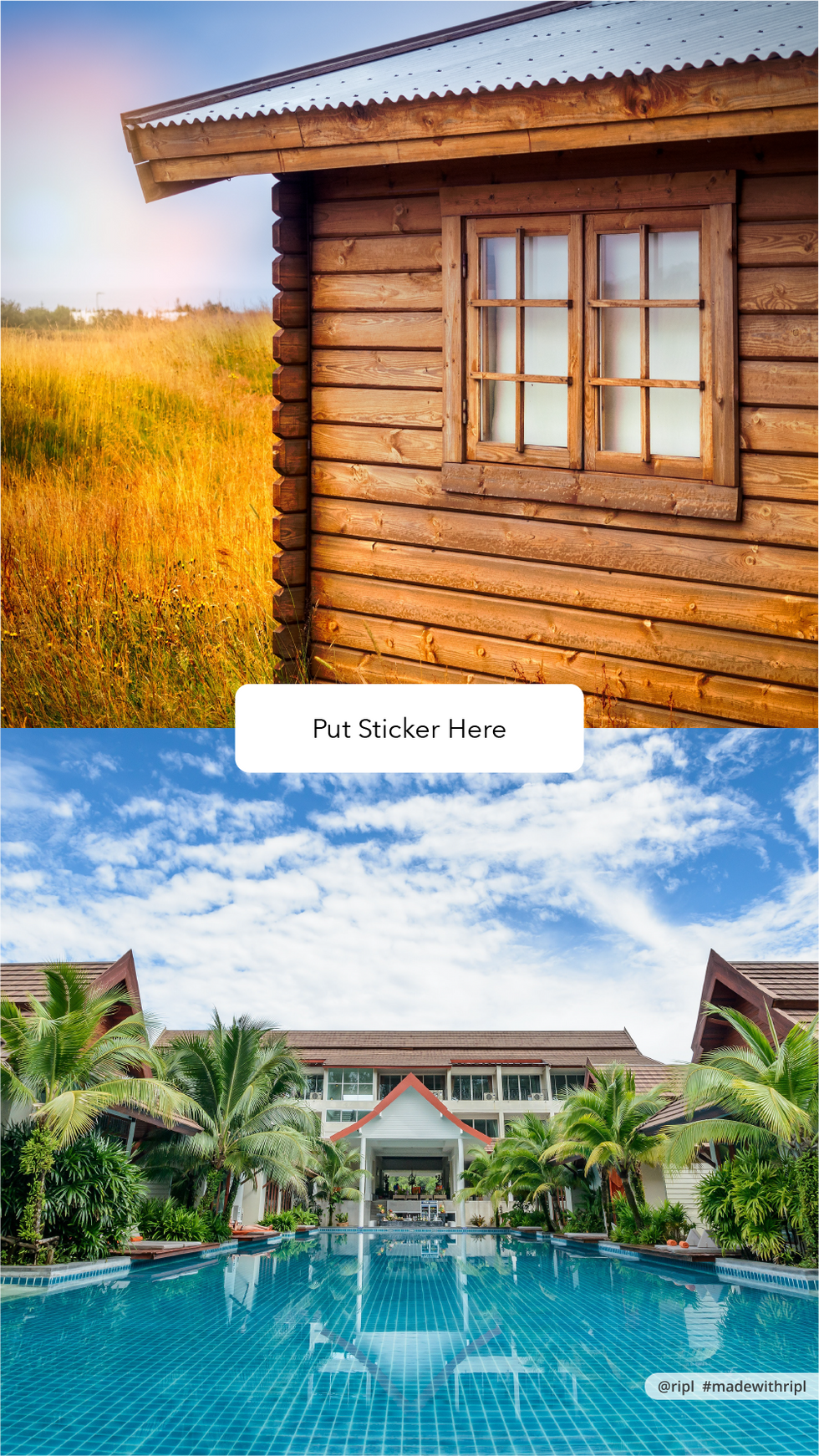 Cabin or mansion template 