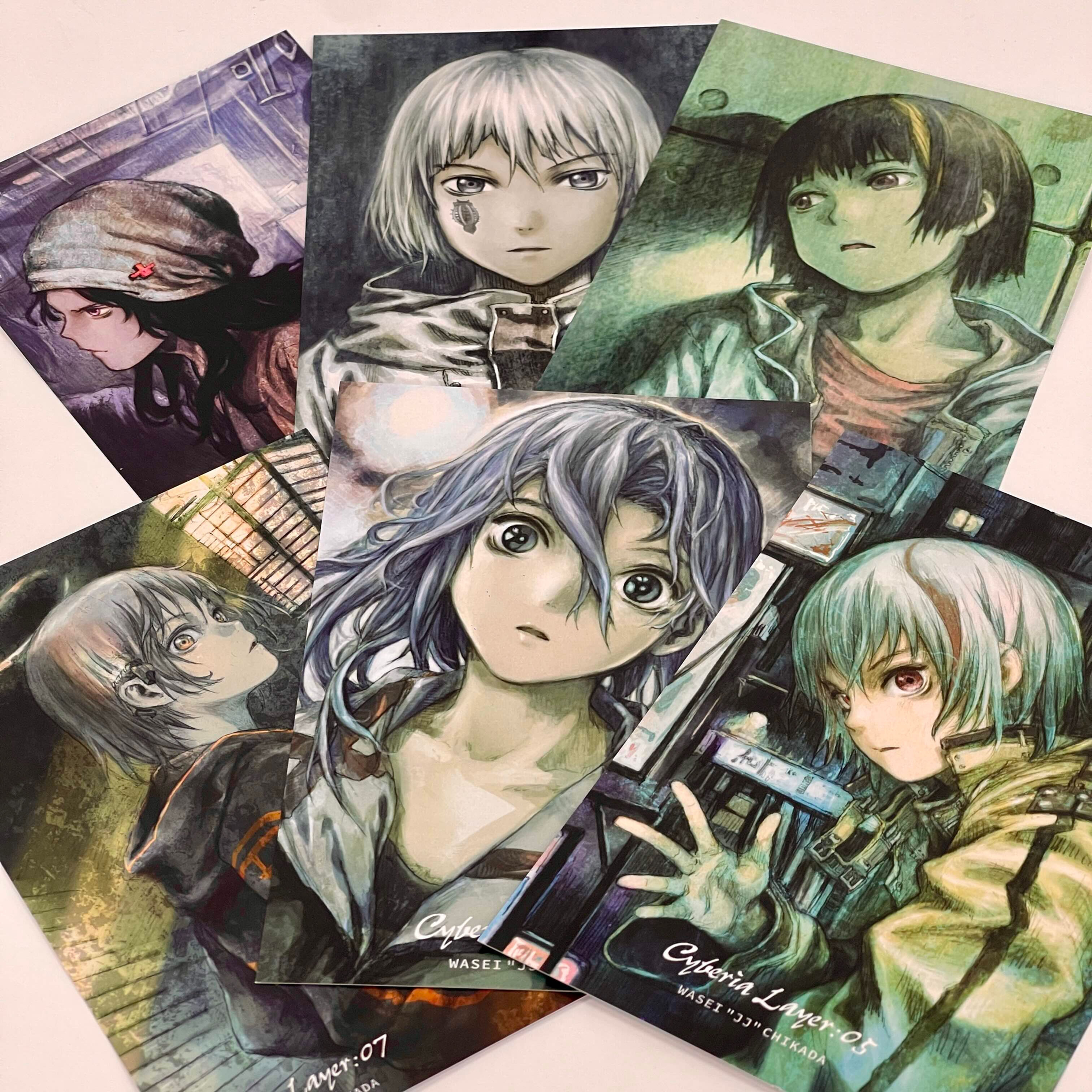 Cyberia Layer The Postcard 安倍吉俊ポストカード