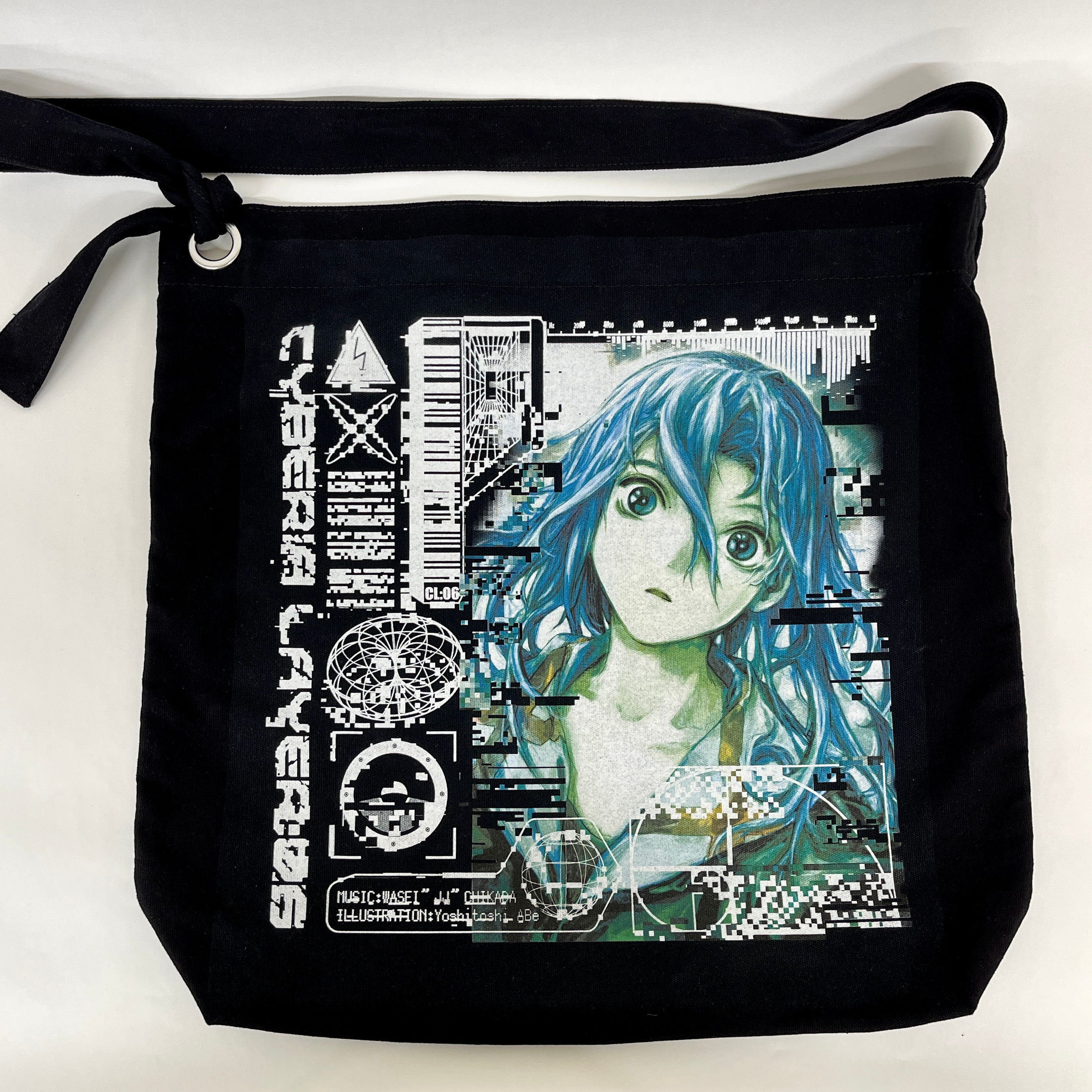 【Subliminal Aurora】 Craft Ring Canvas Shoulder Bag / クラフトリング・帆布ショルダーバッグ