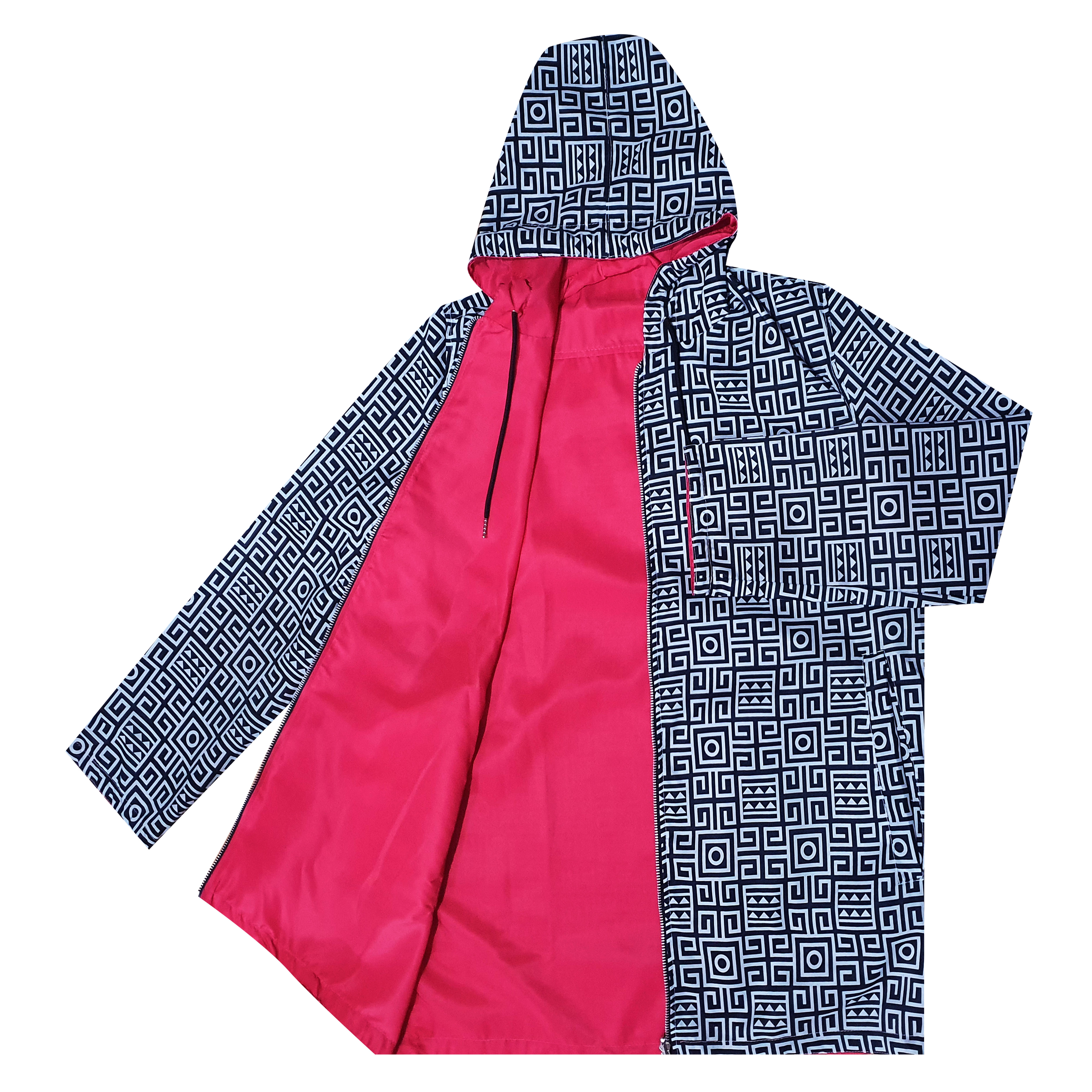 Parka Mujer Pattern/Fucsia