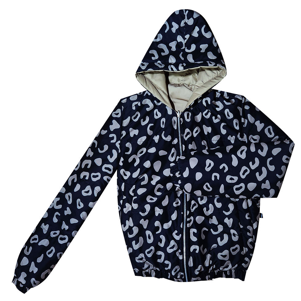 Miniatura: Puffer Capota Mujer BlackPrint/Camel
