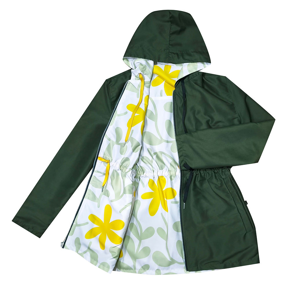 Miniatura: Parka Mujer Lace MielSilvestre/VerdeOliva