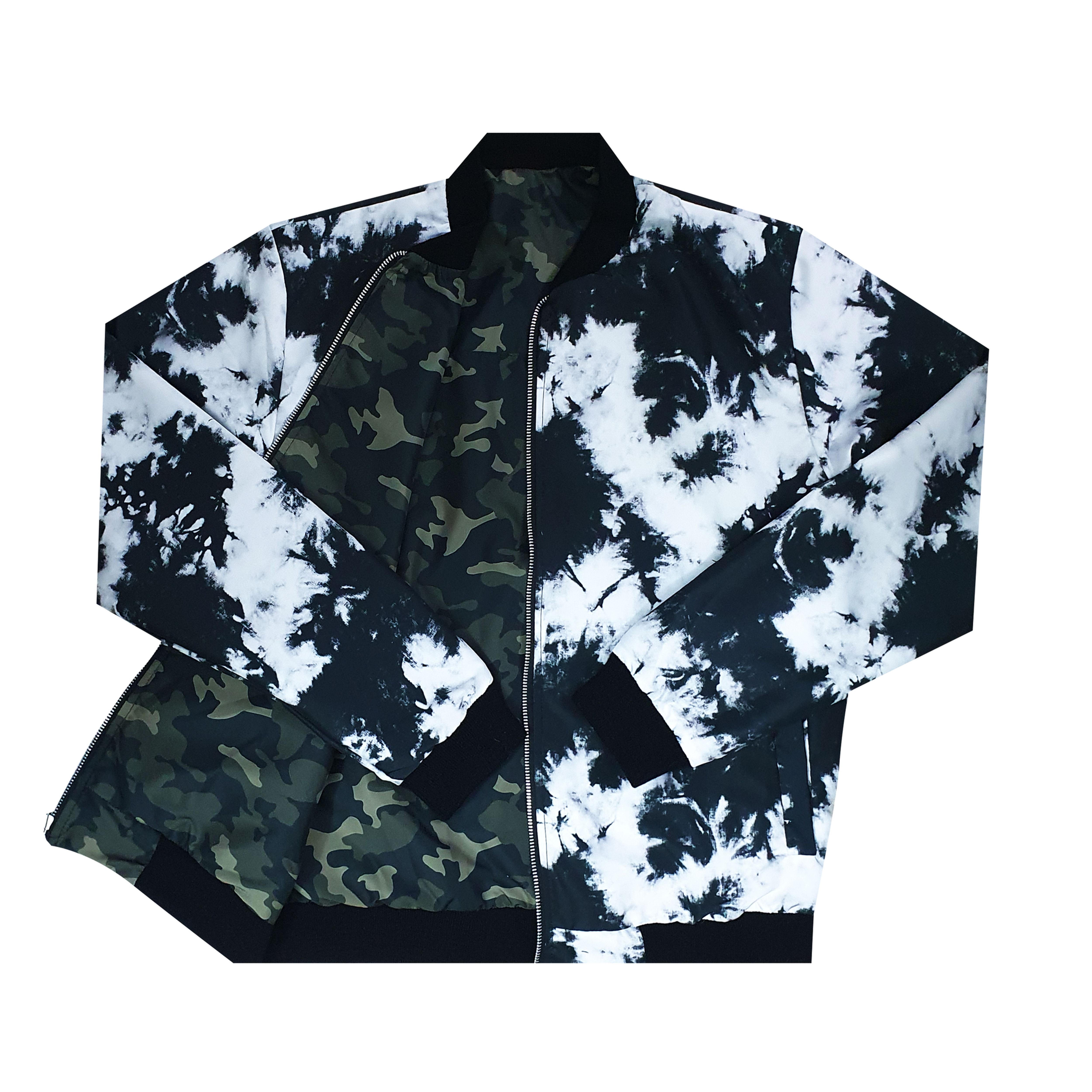 Bomber Hombre Tiedye/CamufladaVerde