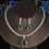 Thumbnail: Luxury Emerald Green Necklace and Earring Set Cubic Zirconia Gift sets