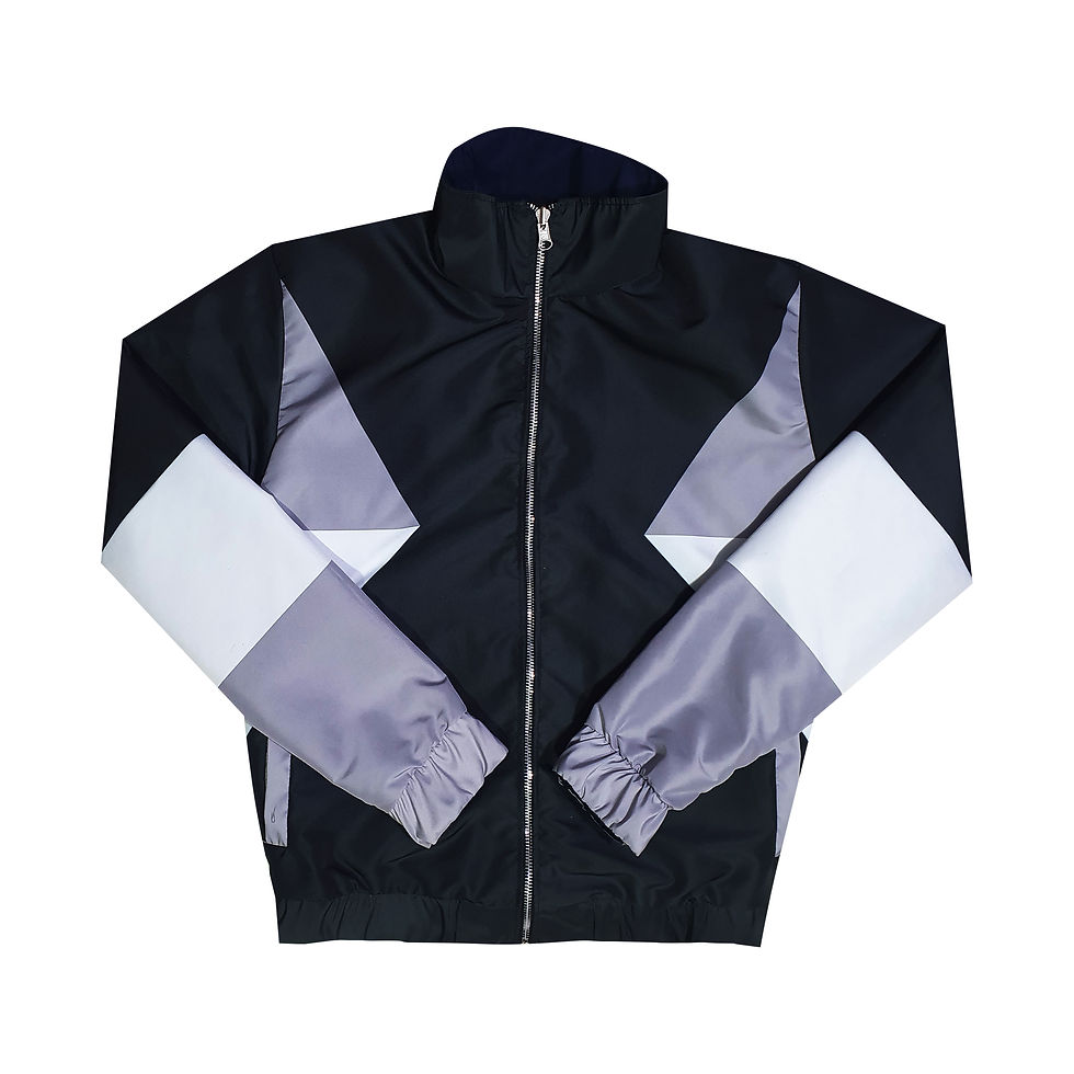 Miniatura: Cuello Alto Hombre Spikes Gray/Azul