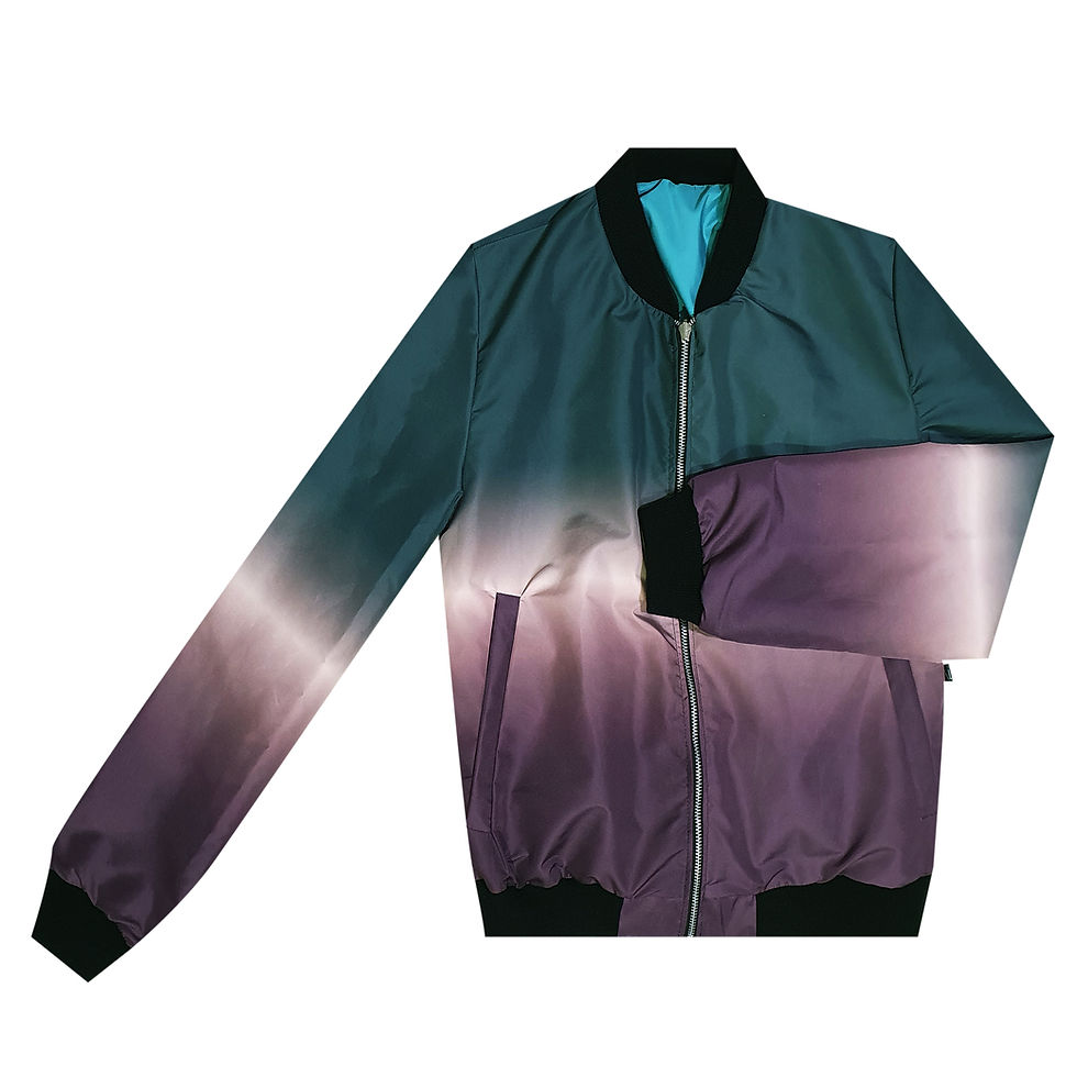 Miniatura: Bomber Mujer DegradeAgua/Degrade3Purple