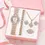 Thumbnail: Luxury 5-Piece Women’s Crystal Jewelry Set with Watch, Necklace & Rings