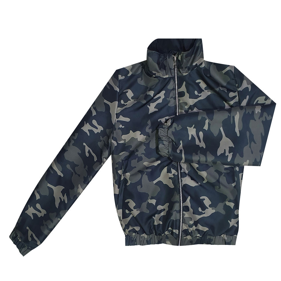 Miniatura: Cuello Alto Mujer VintageMorarosa/Camuflada Verde