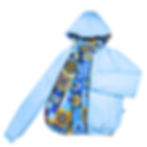 Miniatura: Puffer Capota Mujer BabyBlue/BlueMosaic