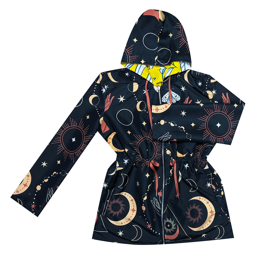 Miniatura: Parka Mujer Lace DarkMistic/HojasAmarillas