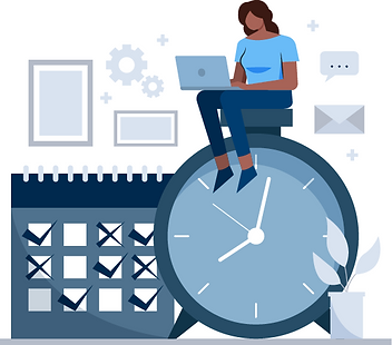 A student studying on a stopwatch, highlighting time management in Mathesi Tutoring sessions.