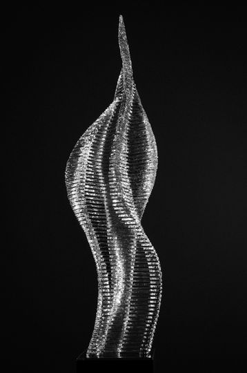 Sophia, stacked glass, stacked glass art, stacked glass sculpture, stacked glass technique, layered glass, layered glass art, layered glass sculpture, layered glass technique