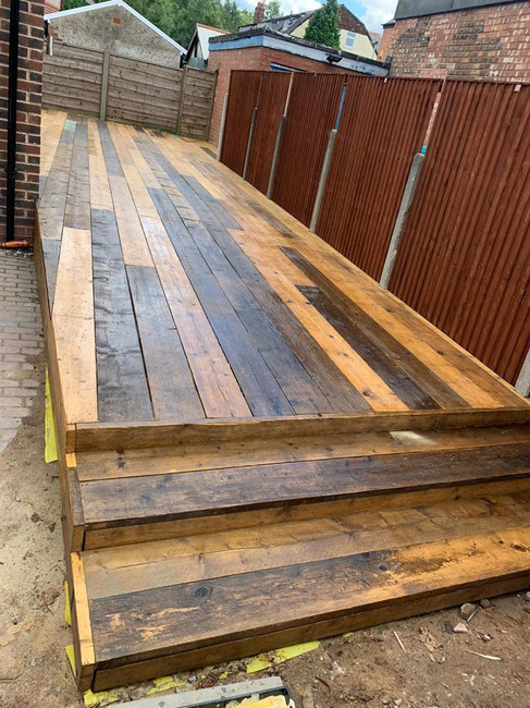 SURE Repair Decking work we did for a customer in Manchester