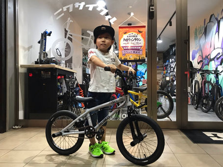 【BMX】自転車デビューに選んだバイクは、、、16インチキッズBMX！決め手は、ハンドルを回したい！！
