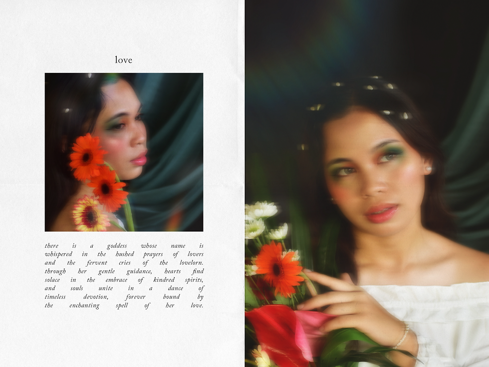 aphrodite: love (spread 1)