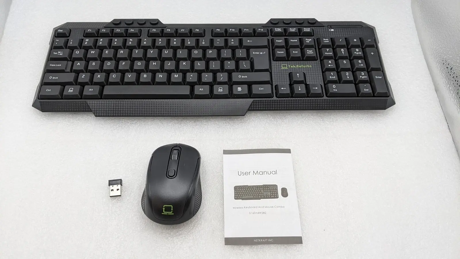 Full Size Wireless Keyboard And Mouse Combo