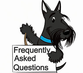 scottish terrier holding a banner_edited