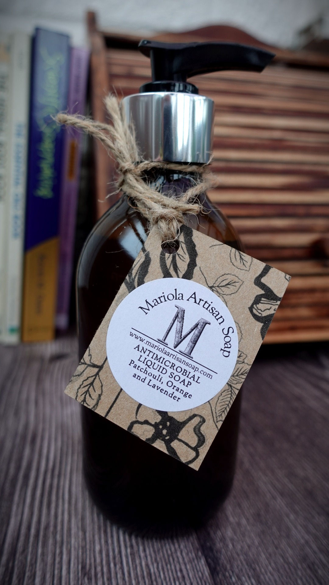 Antimicrobial Liquid Soap Patchouli, Orange and Lavender