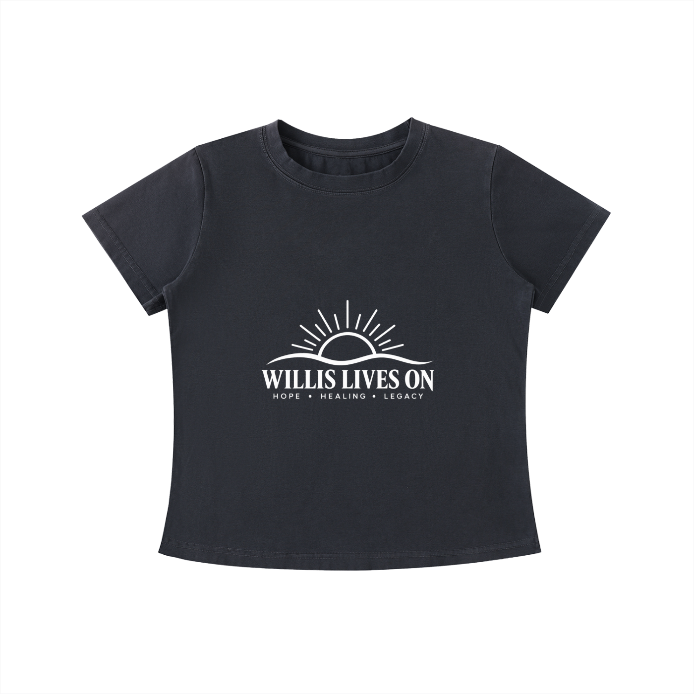 WLO Hope Vintage White Slim Fit Tee- Hope Wear by WLO