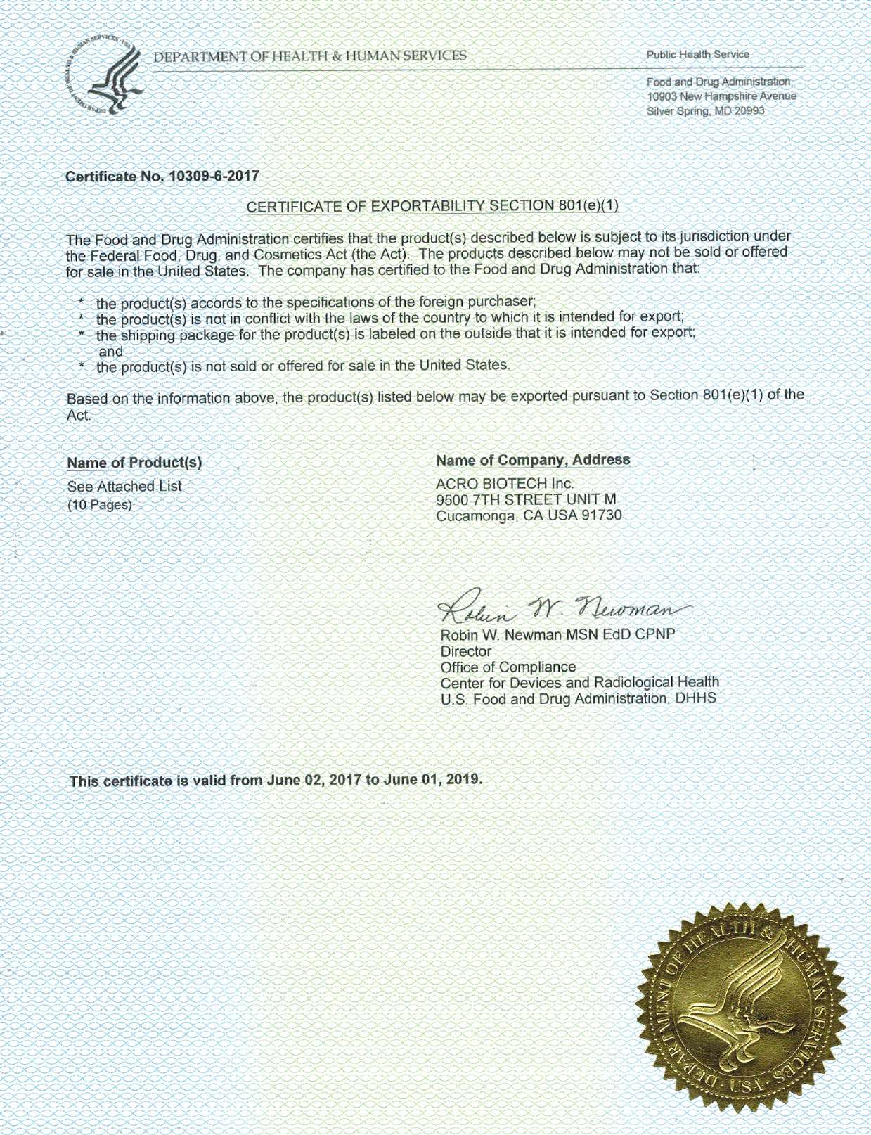 About ACRO BIOTECH, INC.