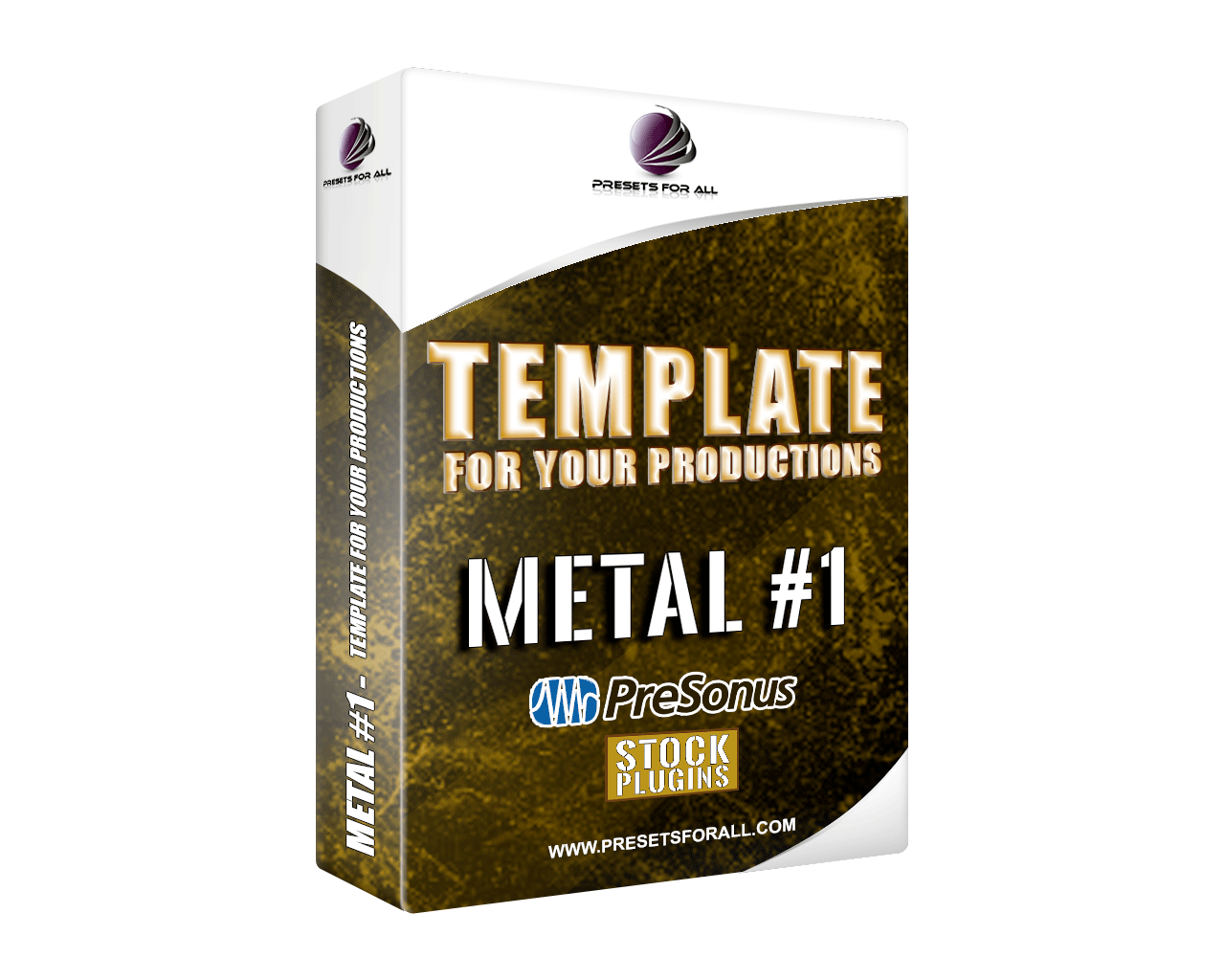 METAL #1 - Template For Your Productions (Studio One 4 FREE STOCK PLUGINS)