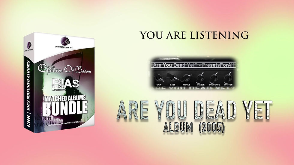 Thumbnail: BODOM - Positive Grid BIAS AMP 2 Matched Albums BUNDLE