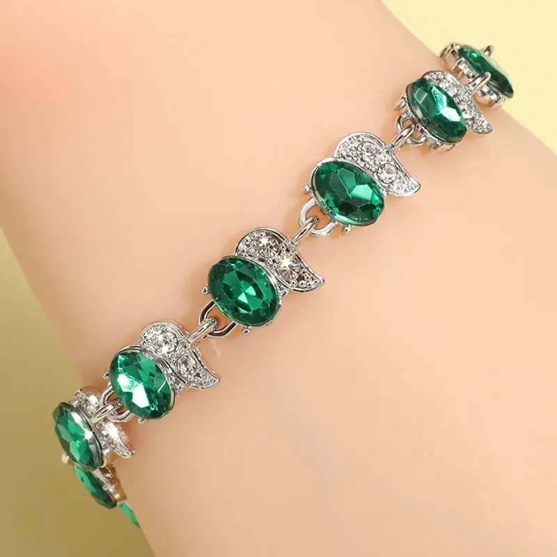 Miniatura: Pulseira de cristal da sorte, requintada e misteriosa.