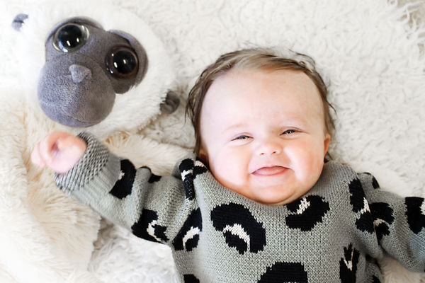 vrolijke baby bij kinderopvang oosterhout