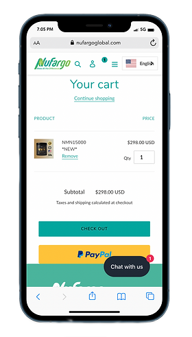 ile mockup of Nufargo checkout page. The TaskTiger Designs team lives and breathes web design and development, logo design, and SEO.