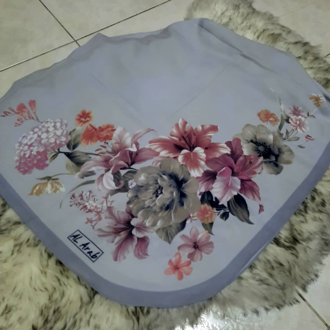 Sky Blue Flowering Scarf ❤