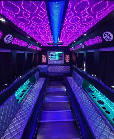 Inside Miami Kids Party Bus