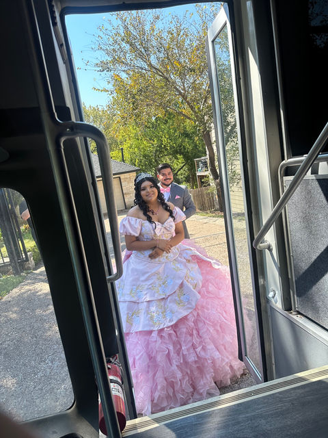 Quinceanera Party in Austin with Party Bus rental. 
