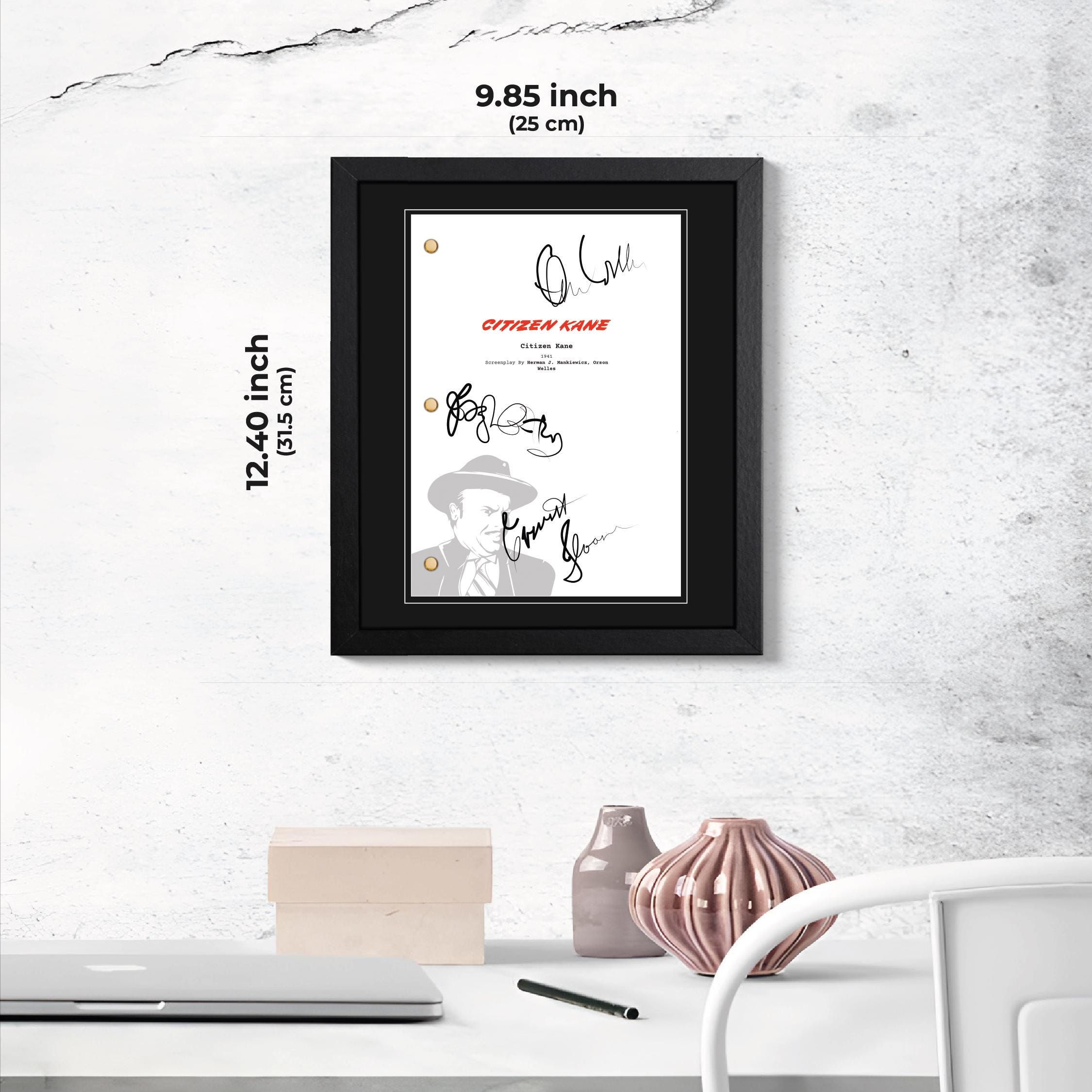 Yurttaş Kane | ÇERÇEVELİ | İmzalı Senaryoyu Kopyala Film ve TV Senaryolarını Çev