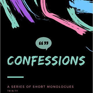 Confessions graphic art.