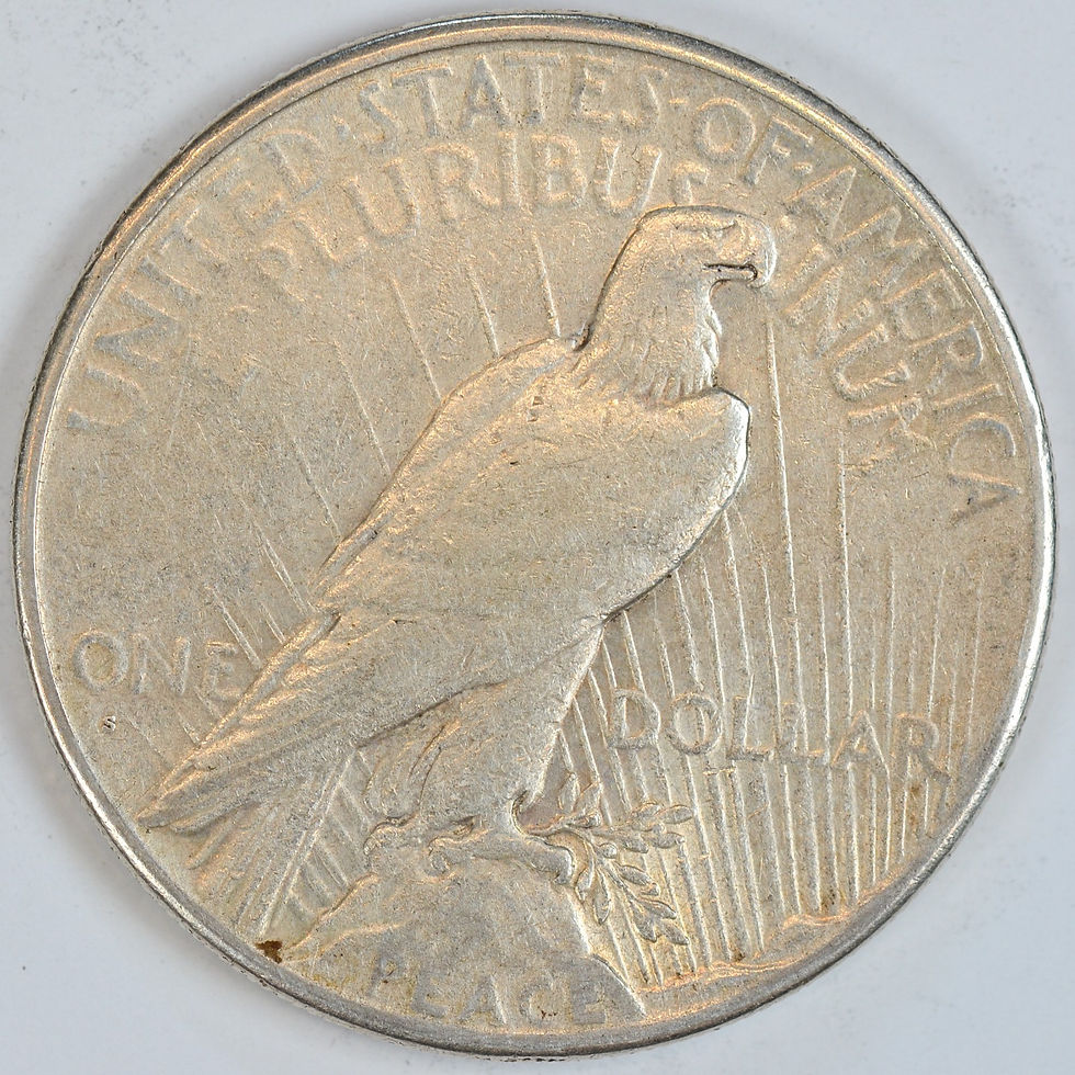 Thumbnail: 1926 S Silver Peace Dollar, Extremely Fine Condition, Ryan's Coins, C8643