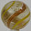 Thumbnail: Big Handmade Yellow Banded Lutz Marble, Shooter, 1 inch, Good+, Germany, S1266