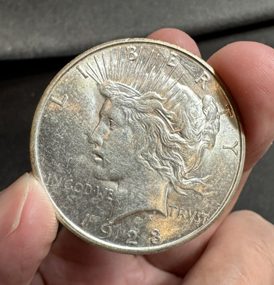 Thumbnail: 1923 S Peace Silver Dollar, Uncirculated Condition, Free Shipping, C5222