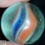 Thumbnail: Handmade Naked Solid Core Swirl Marble, 11/16 in, Good+ Bubble, Germany, S939
