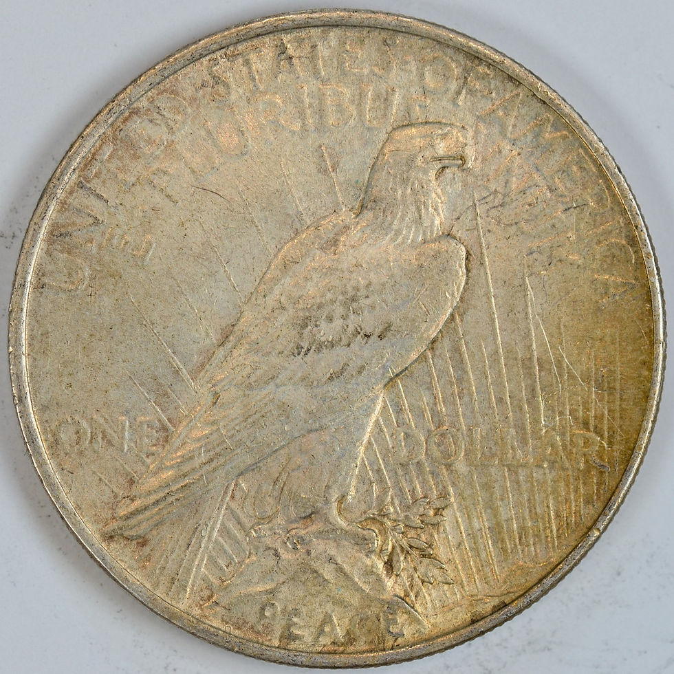 Thumbnail: 1923 Silver Peace Dollar, Almost Uncirculated Condition, Ryan's Rare Coin, C8632