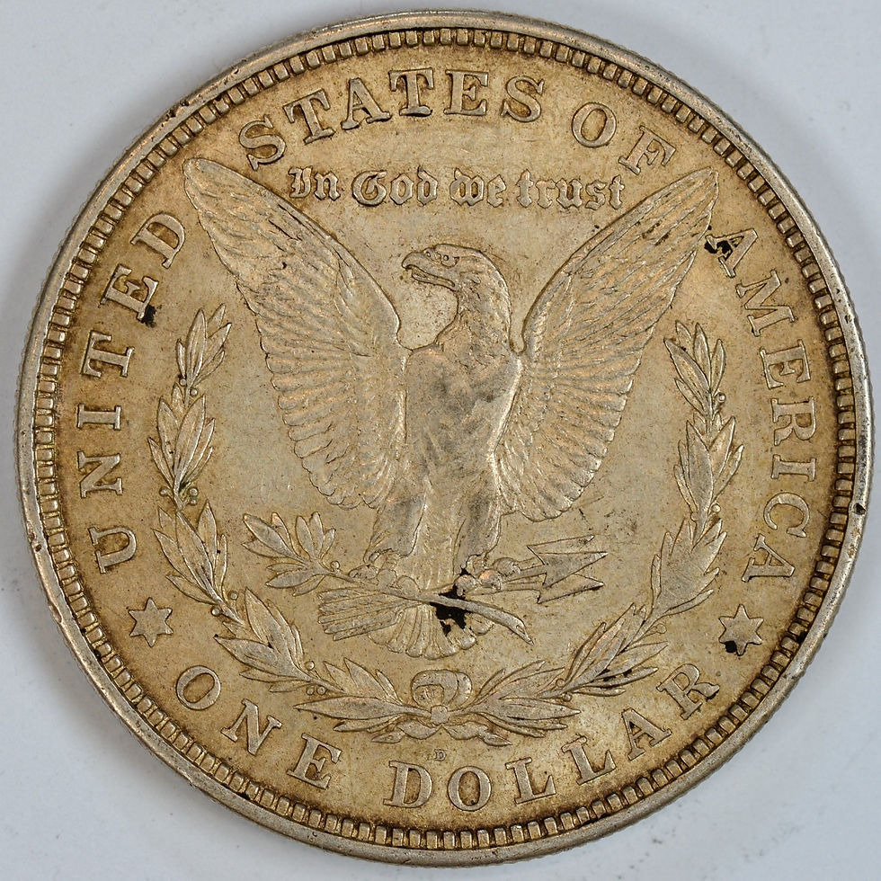 Thumbnail: 1921 D Morgan Silver Dollar, Extremely Fine Condition, Ryan's Rare Coin C8611