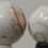Thumbnail: Pair of Handmade Bull's Eye Glazed China Marbles, 0.61 & 0.67 in, Germany, S1496