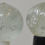 Thumbnail: Pair of Handmade Clear Mica Marbles, 11/16 & 5/8 in, Near Mint-, Germany, S1454