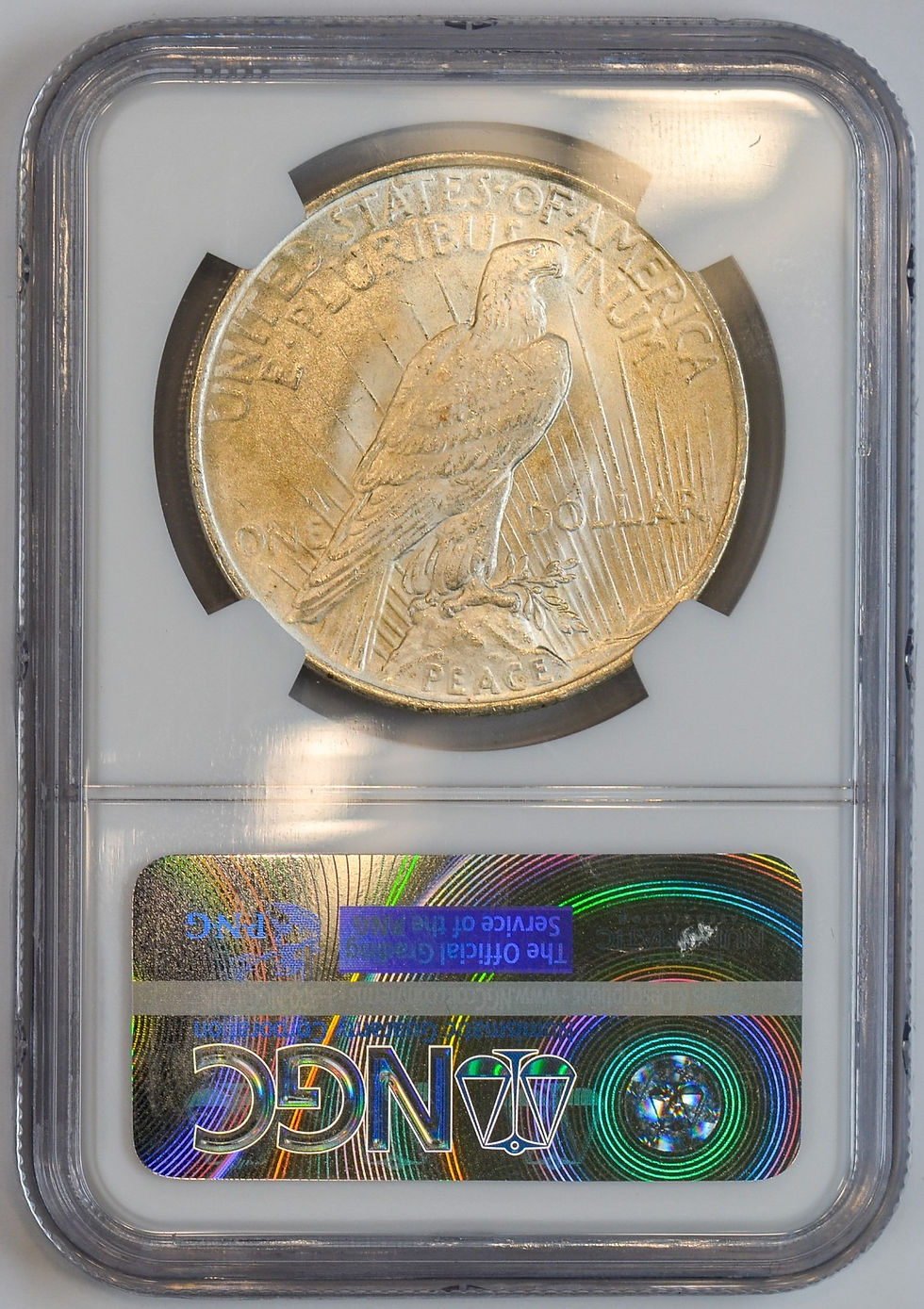 Thumbnail: 1923 Peace Silver Dollar NGC MS64, Brilliant Uncirculated+ Condition, RRCA C8537